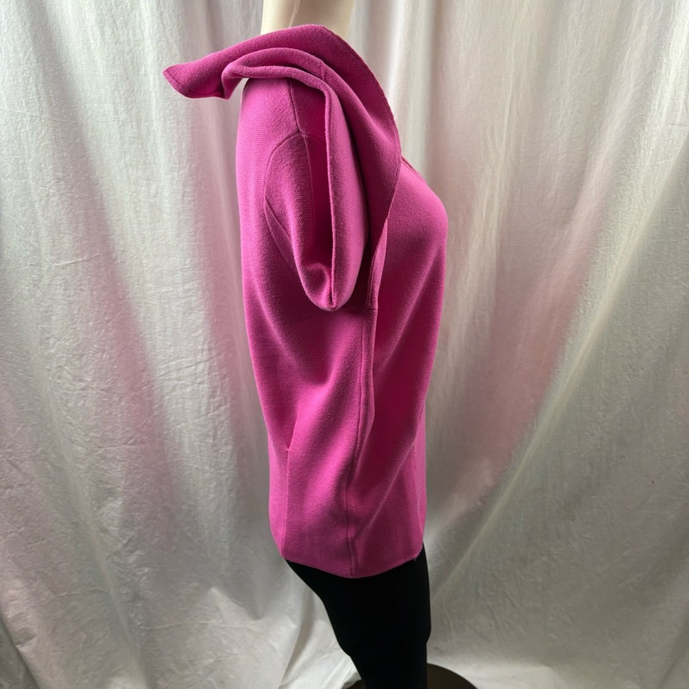 Anthropologie Maeve Womens Lupita V Neck Sweater Knit Top in Pink L - Picture 7 of 12